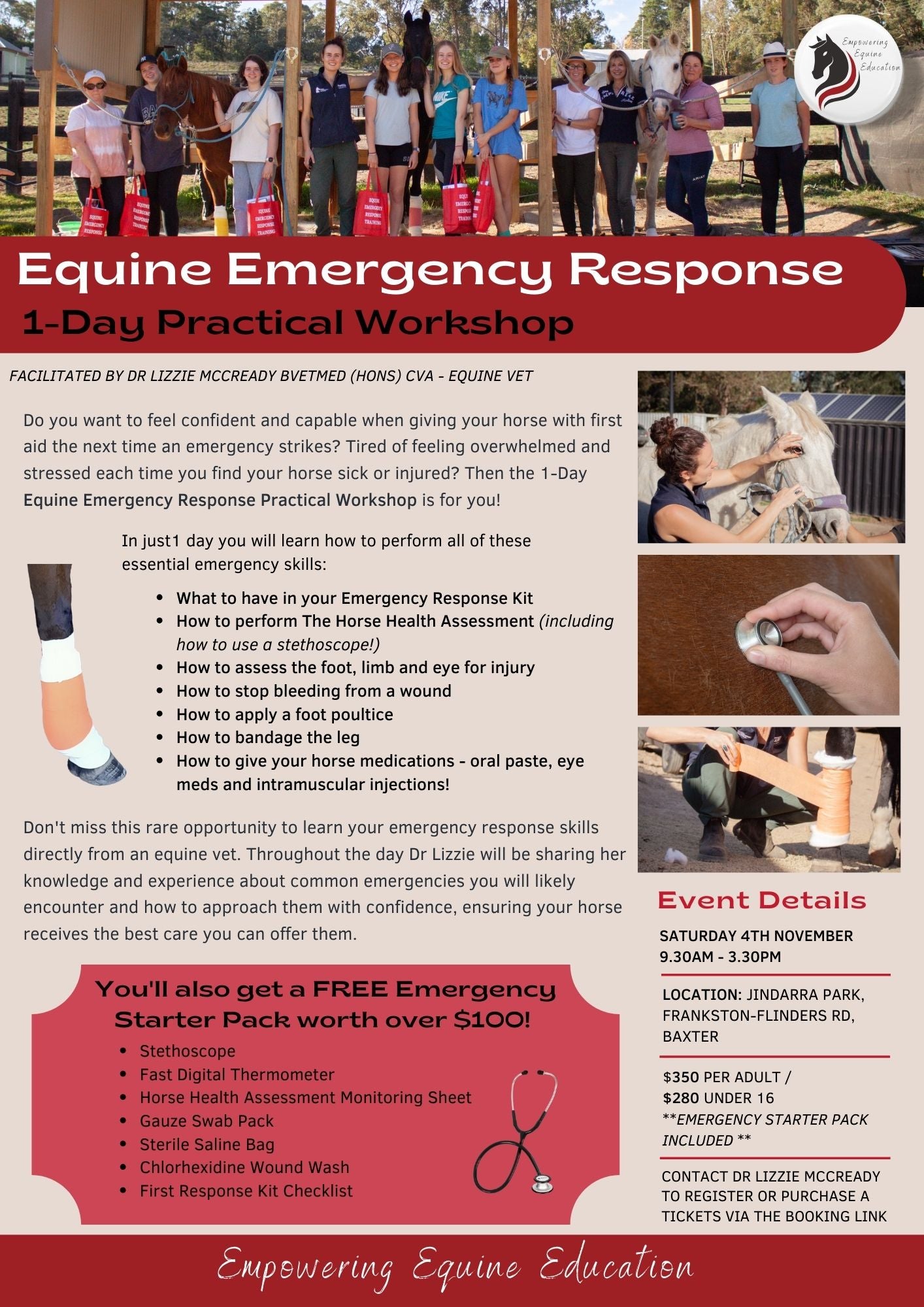 Equine Emergency Response Training – Jindarra Park